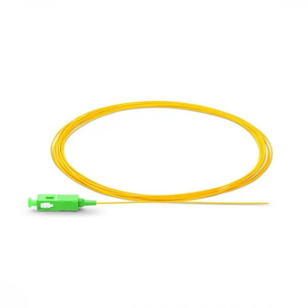 پیگتیل فیبر نوری SC/APC ، سینگل مود با قطر 2mm